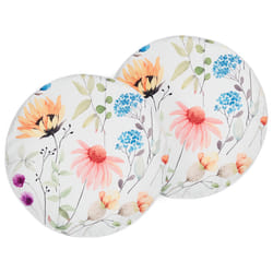 Set of 2 Outdoor Cushions MONESI Floral Pattern 40 x 40 cm Multicolour