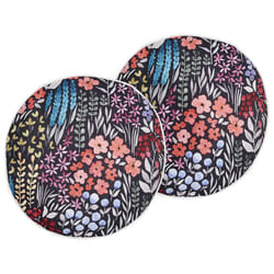 Set of 2 Outdoor Cushions CASTELARO Floral Pattern 40 x 40 cm Multicolour