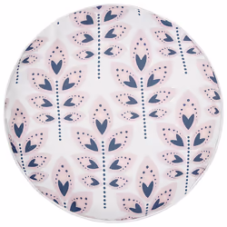 Set of 2 Outdoor Cushions TORRETTA Plant Pattern 40 x 40 cm Off-White