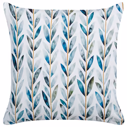 Set of 2 Outdoor Cushions LOANO Plant Pattern 45 x 45 cm Green