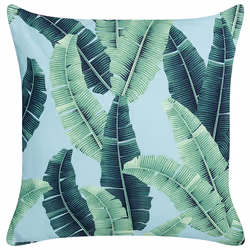 Set of 2 Outdoor Cushions BOISSANO Plant Pattern 45 x 45 cm Green