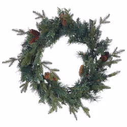 Decorative Christmas Wreath  60 cm Green KAMERUN