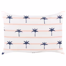 Set of 2 Outdoor Cushions MOLTEDO Striped 40 x 60 cm White