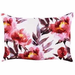 Set of 2 Outdoor Cushions LANROSSO Floral Pattern 40 x 60 cm Pink