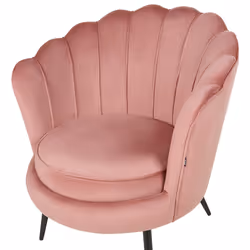 Armchair LOVIKKA Velvet Pink