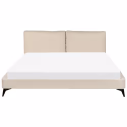 Bed Boucle MELLE 180 x 200 cm (EU Super King) Beige