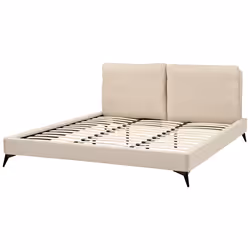 Bed Boucle MELLE 180 x 200 cm (EU Super King) Beige - Additional view 4