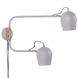 Wall Lamp ESTRELLA Adjustable Metal Light Grey