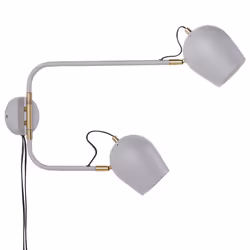 Wall Lamp ESTRELLA Adjustable Metal Light Grey