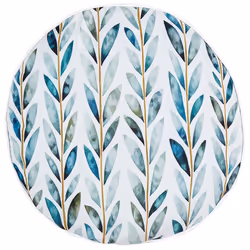 Set of 2 Outdoor Cushions LOANO Plant Pattern 40 x 40 cm Green