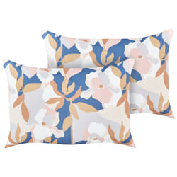 Set of 2 Outdoor Cushions VEREZZI 40 x 60 cm Multicolour Floral Pattern