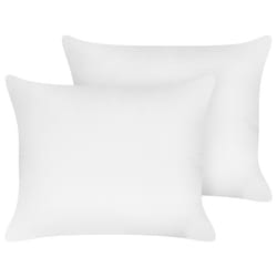 Set of 2 Pillows TRIGLAV High Polyester 50 x 60 cm White