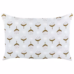 Set of 2 Outdoor Cushions CUNEO Geometric Pattern 40 x 60 cm Green