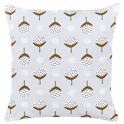 Set of 2 Outdoor Cushions CUNEO Geometric Pattern 45 x 45 cm Green