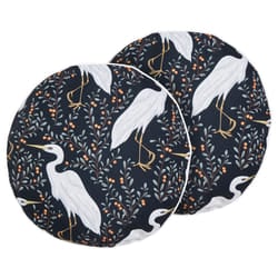 Set of 2 Outdoor Cushions PIANAZZO 40 x 40 cm Black Animal Pattern