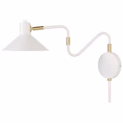 Wall Lamp BALIEM Adjustable Metal White
