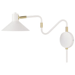 Wall Lamp BALIEM Adjustable Metal White