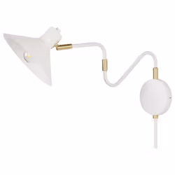 Wall Lamp BALIEM Adjustable Metal White