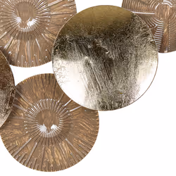 Wall Decor THALLIUM Metal 45 cm Gold - Additional view 4