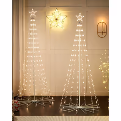 Christmas Tree with Multicolour Smart LED Lights and App 190 cm IKAMIUT