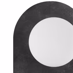 Wall Lamp MAPI with Shelf Metal Graphite Grey