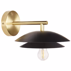 Wall Lamp LASOLO Metal Black