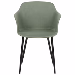 Set of 2 Dining Chairs ELIM Dark Green