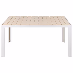 Garden Dining Table COMO 150 cm 90 cm Beige