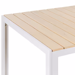 Garden Dining Table COMO 150 cm 90 cm Beige - Additional view 4