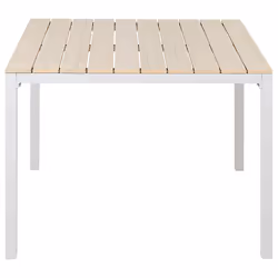 Garden Dining Table PRATO 95 cm 95 cm Beige