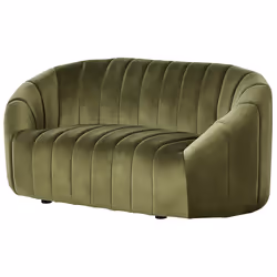 Sofa MALUNG Velvet Dark Green 2 Seater
