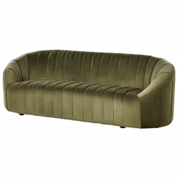 Sofa MALUNG Velvet Dark Green 3 Seater