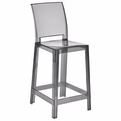 Set of 2 Bar Chairs WELLINGTON Black