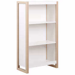 3 Tier Bookcase JOHNSON White