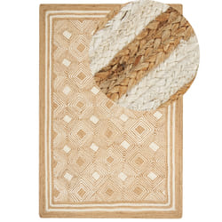 Jute Area Rug 200 x 300 cm Beige MENGEN