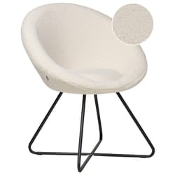 Dining Chair FLOBY II Boucle Off-White