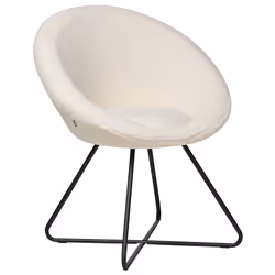 Dining Chair FLOBY II Boucle Off-White