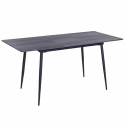 Extending Dining Table GELANDA Grey 120/160 cm 80 cm