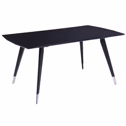 Dining Table MOSSLE Black 160 cm 90 cm
