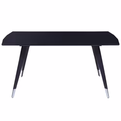 Dining Table MOSSLE Black 160 cm 90 cm