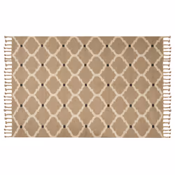 Jute Area Rug 200 x 300 cm Beige ORENCIK