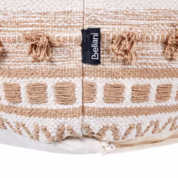 Pouffe KARAW Cotton Beige 50 cm 50 cm 35 cm - Additional view 4