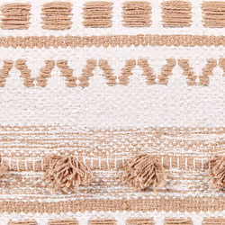 Pouffe KARAW Cotton Beige 50 cm 50 cm 35 cm - Additional view 5