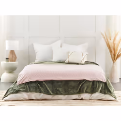 Weighted Blanket Cover CALLISTO 100 x 150 cm Pastel Pink