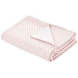 Weighted Blanket Cover 1000 CALLISTO 135 x 200 cm Pastel Pink