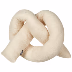 Set of 2 Decorative Cushions GLADIOLUS Boucle 172 x 14 cm Beige Solid