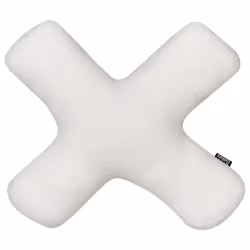 Set of 2 Decorative Cushions HESPERIS Boucle Off-White Solid