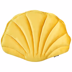 Set of 2 Decorative Cushions CONSOLIDA Velvet 47 x 35 cm Yellow Solid