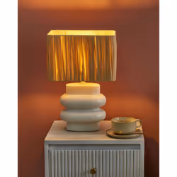 Table Lamp JUDY Ceramic White