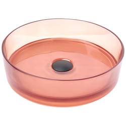 Round Countertop Basin  360 mm Red TOLOSA